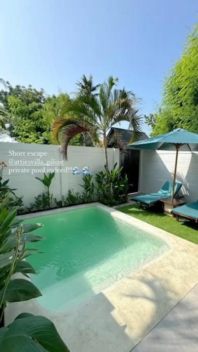 Atties Villa Gili Air Exterior photo